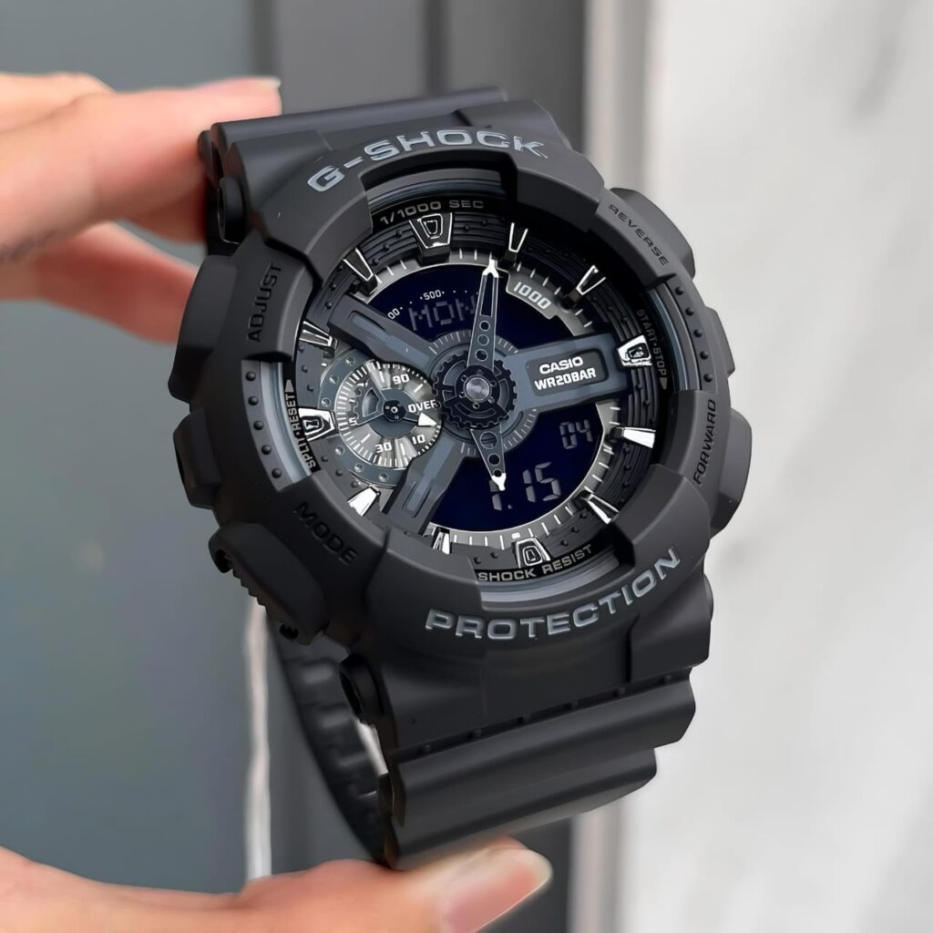 casio g shock ga 110gw 7a black